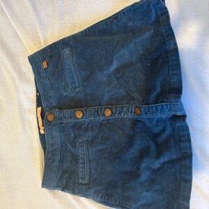 Zara Blue Kids Skirt with Button Detail